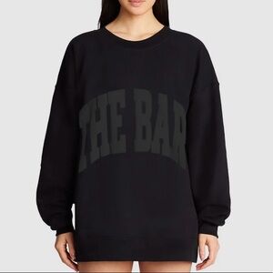 The Bar Varsity Sweatshirt Black Size L